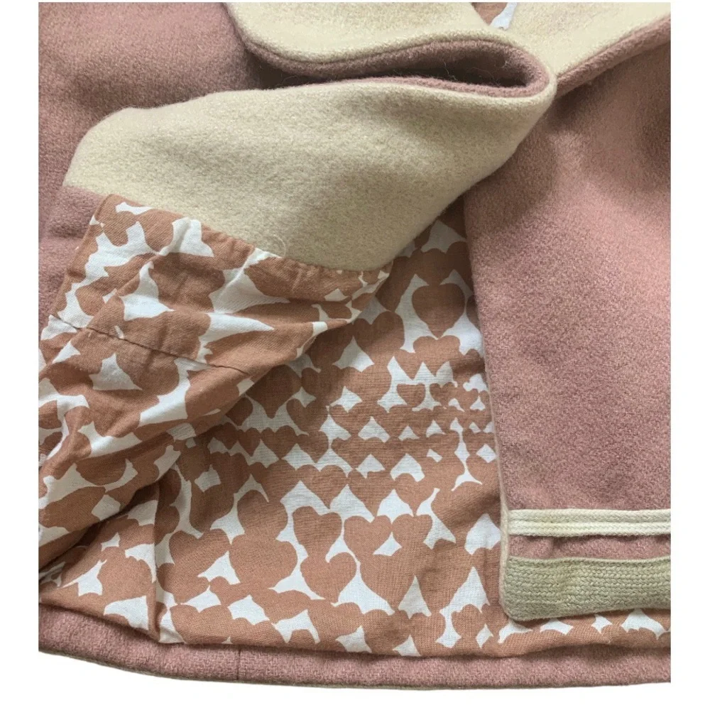 STELLA MCCARTNEY Kids Lee Jacket Wool With Military Detailing Pink/Beige Girl 6Y - Picture 7 of 15